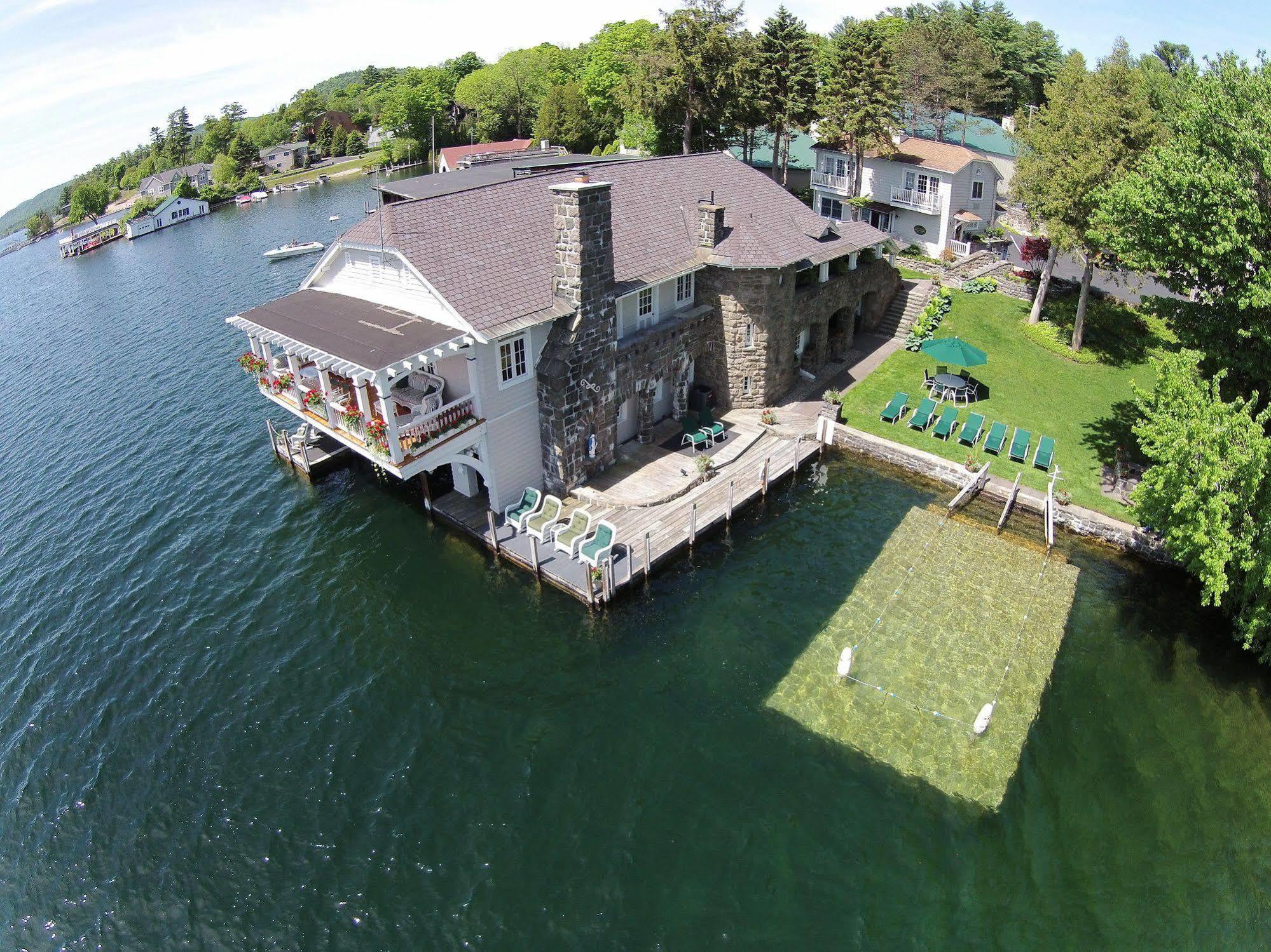 Lake George Boathouse Waterfront Lodging Bolton Landing Exterior foto
