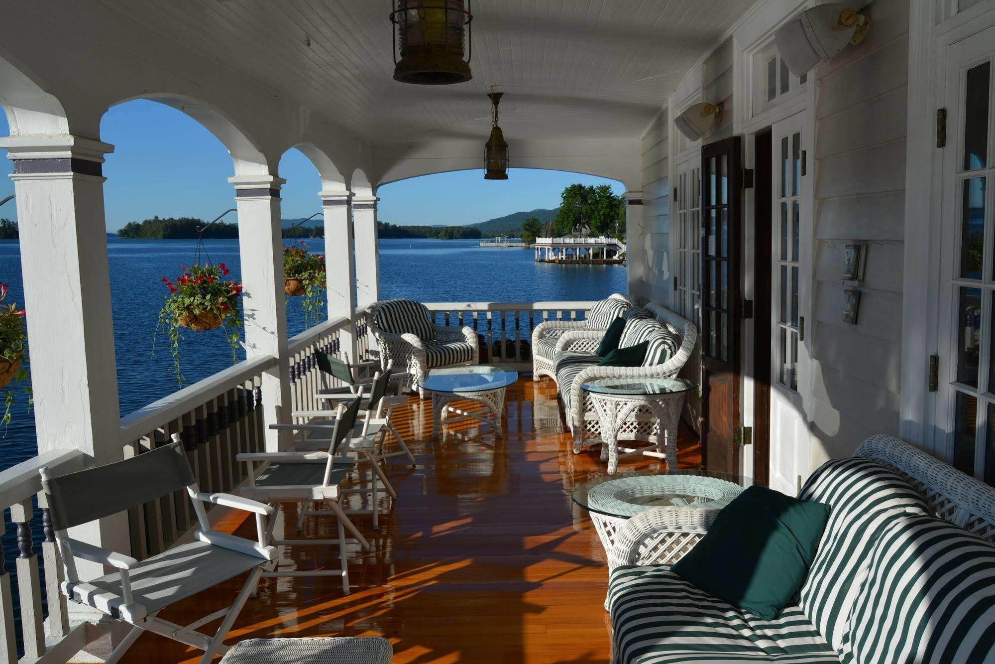 Lake George Boathouse Waterfront Lodging Bolton Landing Exterior foto